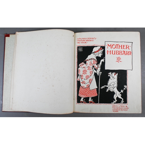 479 - # Walter Crane's Picture Books - re-issues bound in three vols, red cloth 4toSome loose pages and lo... 