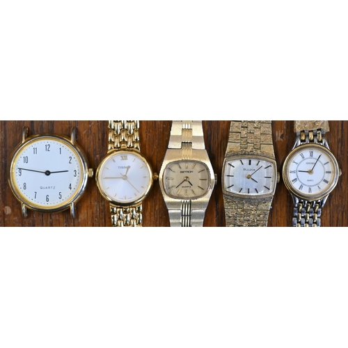 459 - A selection of lady's wristwatches including Bulova, Ingersoll, Sekonda, Tissot etc., all a/f (12) a... 