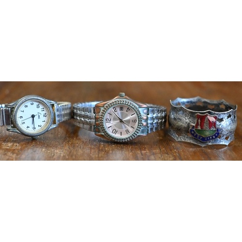 459 - A selection of lady's wristwatches including Bulova, Ingersoll, Sekonda, Tissot etc., all a/f (12) a... 