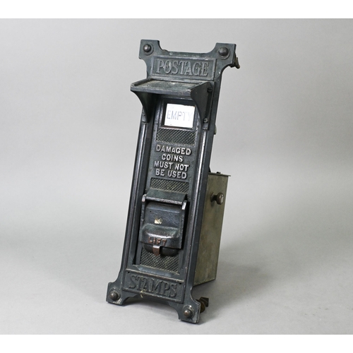 526 - A vintage 'Type B' stamp-vending machine, 40.5 cm high