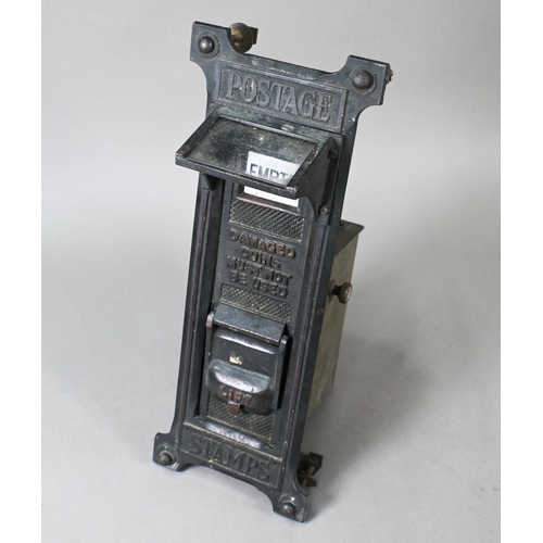 526 - A vintage 'Type B' stamp-vending machine, 40.5 cm high