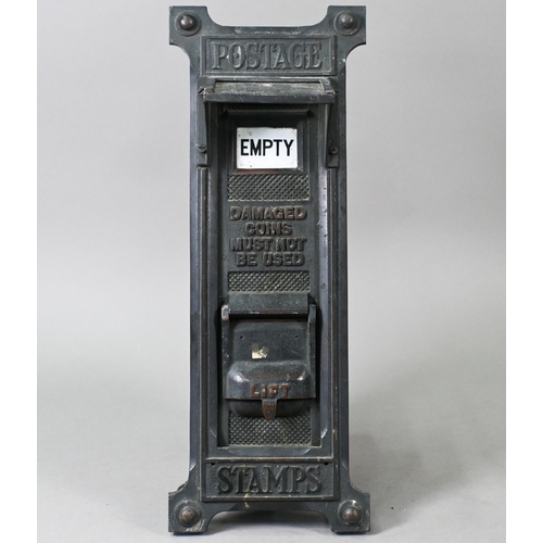 526 - A vintage 'Type B' stamp-vending machine, 40.5 cm high