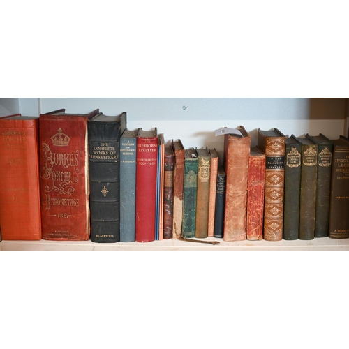 520 - A large selection of antique and vintage volumes - mostly biography, history, literature etc