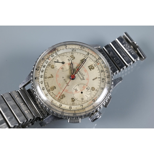 314 - A gents vintage Breitling Chronomat stainless steel wristwatch, ref 769, ser.no. 646691 circa 1940s,... 