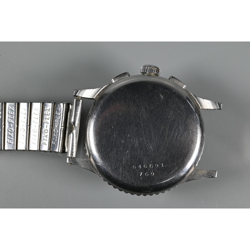 314 - A gents vintage Breitling Chronomat stainless steel wristwatch, ref 769, ser.no. 646691 circa 1940s,... 