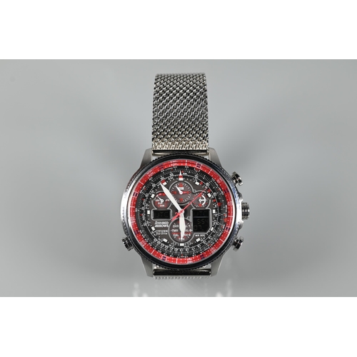 333 - A gents Citizen limited edition Red Arrows wristwatch, no. 2,890 of 5,000, model no. JY8039, eco-dri... 