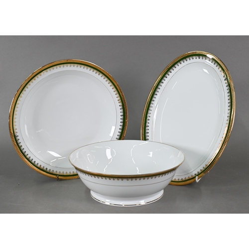 513 - An extensive set of Limoges Ceralim dinner-ware, including twelve each 25 cm/ 22.5 cm plates, 23 cm ... 