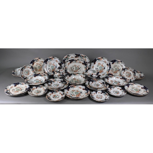 516 - A part set of early 19th century Ironstone dinner ware (32 pcs)