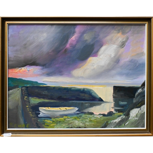 625 - John Kehoe (20th century) - Two Irish coastal views, oil on board, signed, 25 x 30 cm and 31 x 41 cm... 