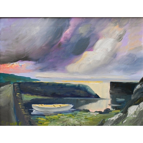 625 - John Kehoe (20th century) - Two Irish coastal views, oil on board, signed, 25 x 30 cm and 31 x 41 cm... 