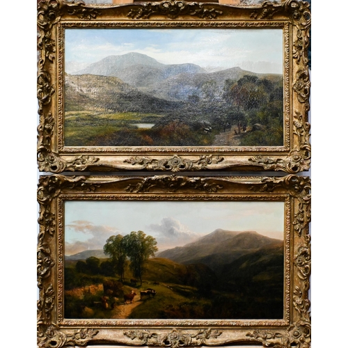 686 - George Vicat Cole (1833-1893) - 'Green valleys', a pair of Lake District views, oil on canvas, signe... 