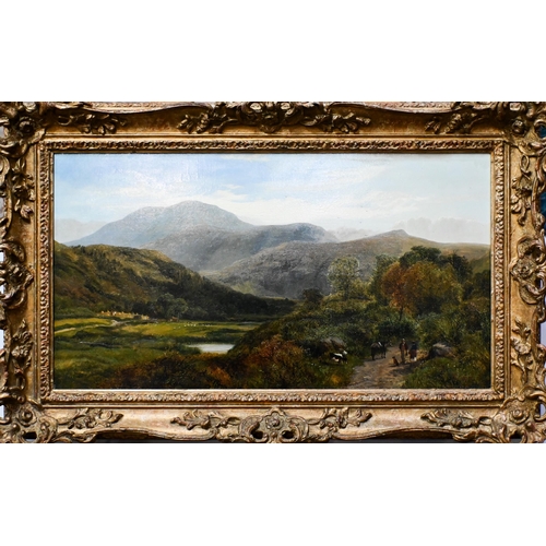 686 - George Vicat Cole (1833-1893) - 'Green valleys', a pair of Lake District views, oil on canvas, signe... 