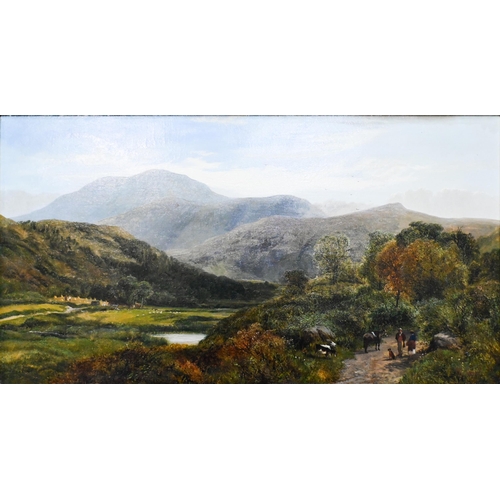 686 - George Vicat Cole (1833-1893) - 'Green valleys', a pair of Lake District views, oil on canvas, signe... 