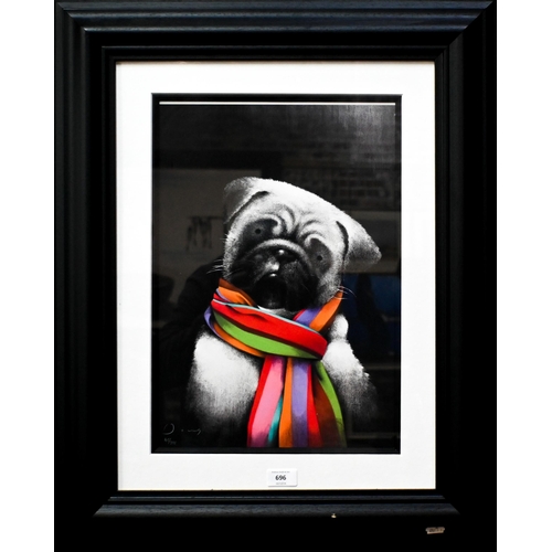 696 - Doug Hyde - 'Small but mighty', ltd ed giclee print 45/395, 45 x 30 cm c/w certificate of authentici... 