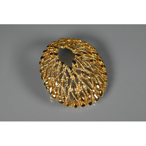 298 - Three contemporary brooches - David Fowkes - silver and silver gilt stylised brooch in original box;... 