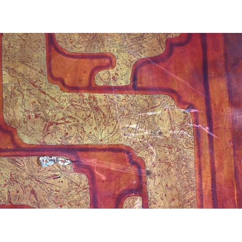 728 - Le Hoang Nguyen - 'Still life', lacquer on wood, signed, 2006, 60 x 60 cm c/w Certificate of Authent... 