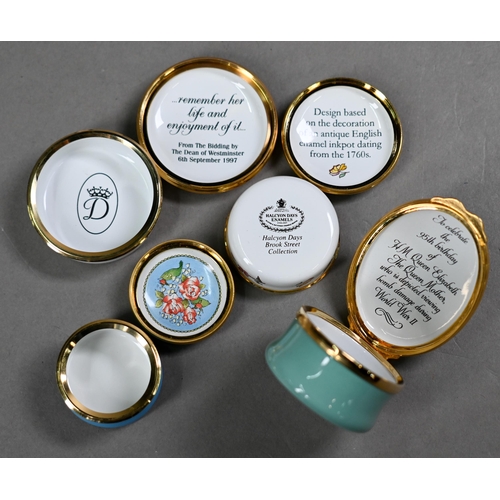 1040 - Ten various boxed Halcyon Days enamel Royal commemorative boxes (10)