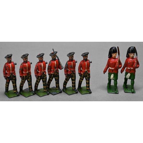 1094 - A collection of vintage Britains die-cast soldiers including twenty three Greek Evzoni, British Guar... 