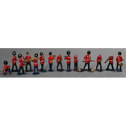 1094 - A collection of vintage Britains die-cast soldiers including twenty three Greek Evzoni, British Guar... 