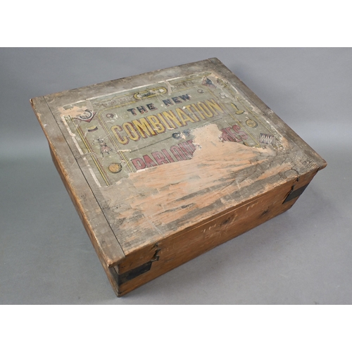 1095 - F. H. Ayres - The New Combination of Parlour Games (ca. 1890) - various mostly wooden games and acti... 