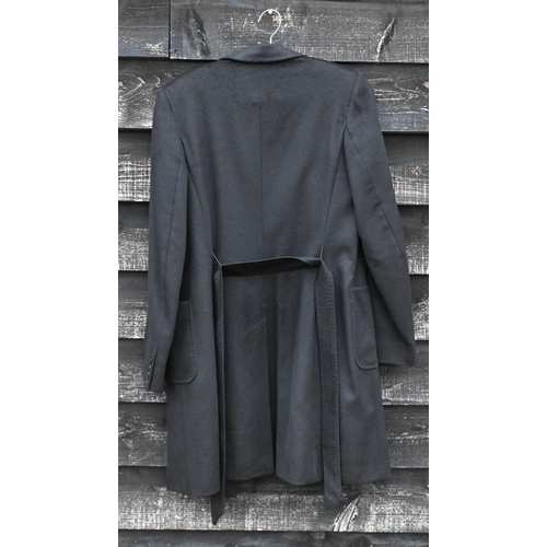 295 - MaxMara - black camel hair coat size 10; Hayley Menzies bomber style cardigan size XS and Cacharel r... 