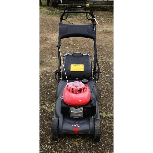 3 - A Honda HRX 426 4-stroke petrol lawn mower c/with grass collecting box, running well