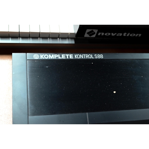 537 - A Native Instruments Komplete Kontrol 588 electric piano (boxed), to/w a Nektar Impact LX88+ keyboar... 