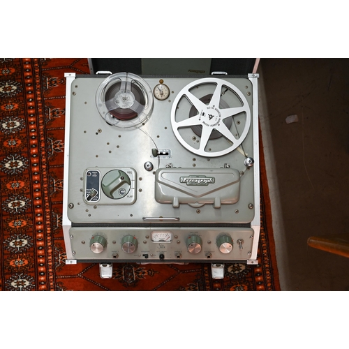 260 - A 1960s British Ferrograph reel to reel recorder type 631, serial no 6/41829 in fitted case c/w 'The... 