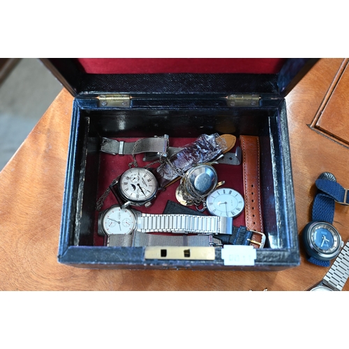 275 - A quantity of assorted gents wristwatches circa 1950's and later incl. Rotary; Timex; Waltahm; Rone;... 