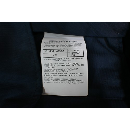 291 - AMENDED DESCRIPTION Ermenegildo Zegna - a multi-season navy wool suit to/w Elements raincoat and one... 