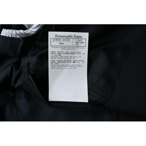 291 - AMENDED DESCRIPTION Ermenegildo Zegna - a multi-season navy wool suit to/w Elements raincoat and one... 