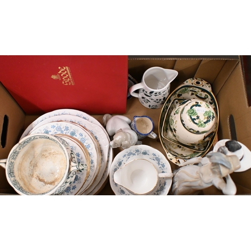 364 - A Royal Doulton coffee service with printed and painted decoration to/w various other decorative cer... 