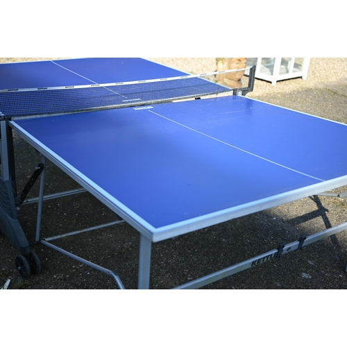 11 - A Kettler all-weather table tennis table with manual, a/f