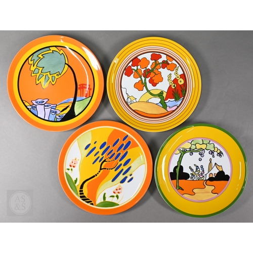 359 - Seven Wedgwood Clarice Cliff design limited edition collector's plates 20.5cm (7)