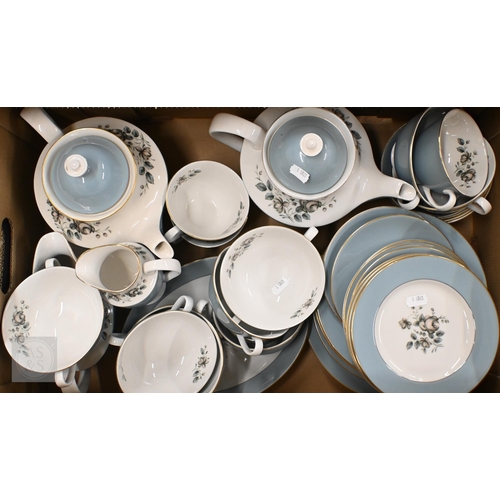 379 - An extensive Royal Doulton 'Rose Elegans' dinner/tea service  (3 boxes)