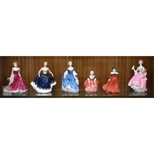 403 - A scarce Royal Doulton figure 'Dawn' HN1858 repaired to/w eleven other Doulton ladies 2 a/f and seve... 