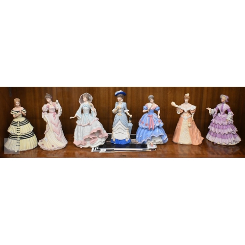 403 - A scarce Royal Doulton figure 'Dawn' HN1858 repaired to/w eleven other Doulton ladies 2 a/f and seve... 