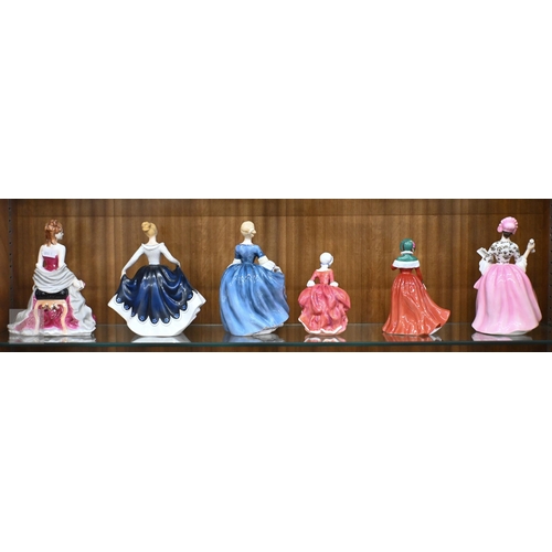 403 - A scarce Royal Doulton figure 'Dawn' HN1858 repaired to/w eleven other Doulton ladies 2 a/f and seve... 