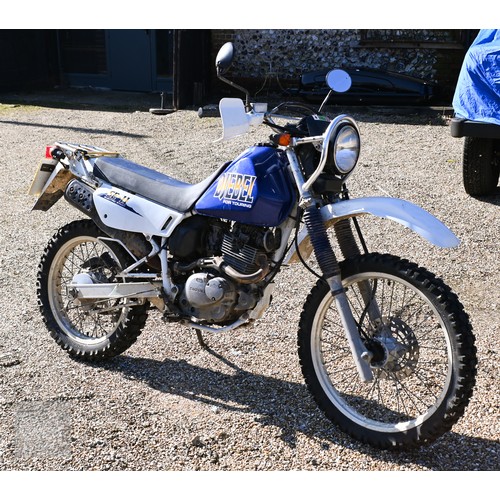 55 - Suzuki DR Djebel 200cc single cylinder motorcycle, 2003, electric start, two owners, reg. X487 OBP, ... 