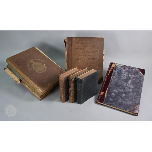 805 - Three Victorian volumes of The Illustrated London News:- Jan - Jun 1863, Jul - Dec 1866 and Jul - De... 