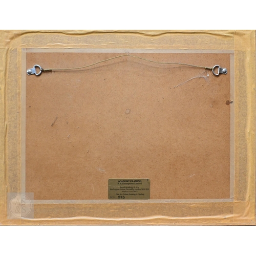 620 - Wilfred R E Fairclough (1907-96) - Nuns crossing the piazza, etching, pencil signed and dated 1984 t... 