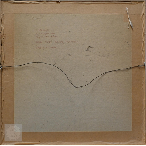 621 - Wilfred R E Fairclough (1907-96) - 'Venice - Vivaldi Juditha Triumphans, etching, pencil signed and ... 