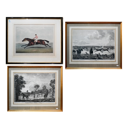 624 - After Smith/Elliott - A pair of 18th century racehorse engravings from the Newmarket series, plates ... 