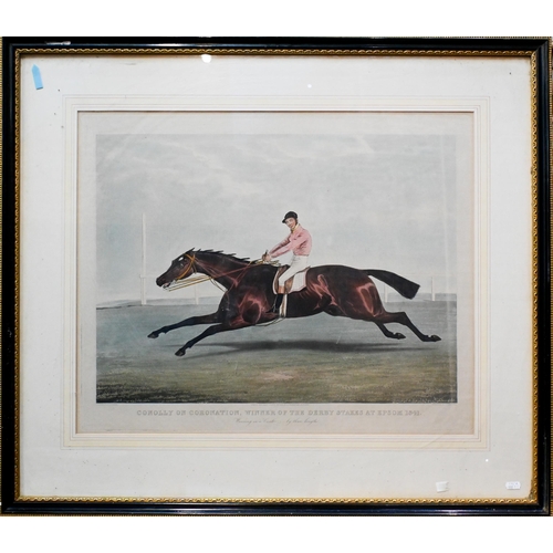 624 - After Smith/Elliott - A pair of 18th century racehorse engravings from the Newmarket series, plates ... 