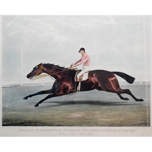 624 - After Smith/Elliott - A pair of 18th century racehorse engravings from the Newmarket series, plates ... 