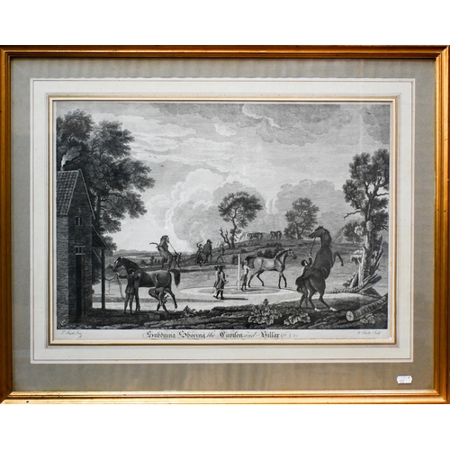 624 - After Smith/Elliott - A pair of 18th century racehorse engravings from the Newmarket series, plates ... 