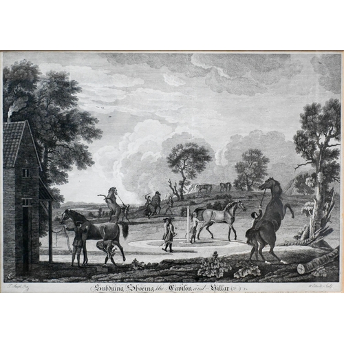 624 - After Smith/Elliott - A pair of 18th century racehorse engravings from the Newmarket series, plates ... 