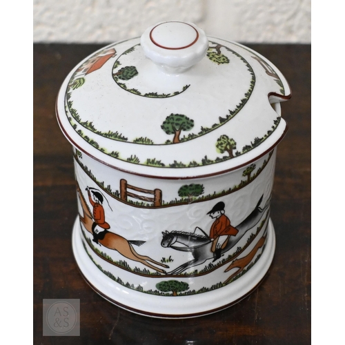 399 - A selection of Coalport 'Hunting Scene' tableware to/w a Midwinter 'Fashion Shape' coffee service, p... 
