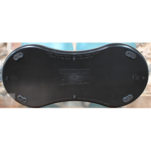 403 - #A set of Sebastian Conran design 'Equilibrium' scales with liner and tin of weights