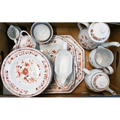 407 - An extensive Wedgwood 'Kashmir' dinner/tea service, 150 pieces approx (3 boxes)